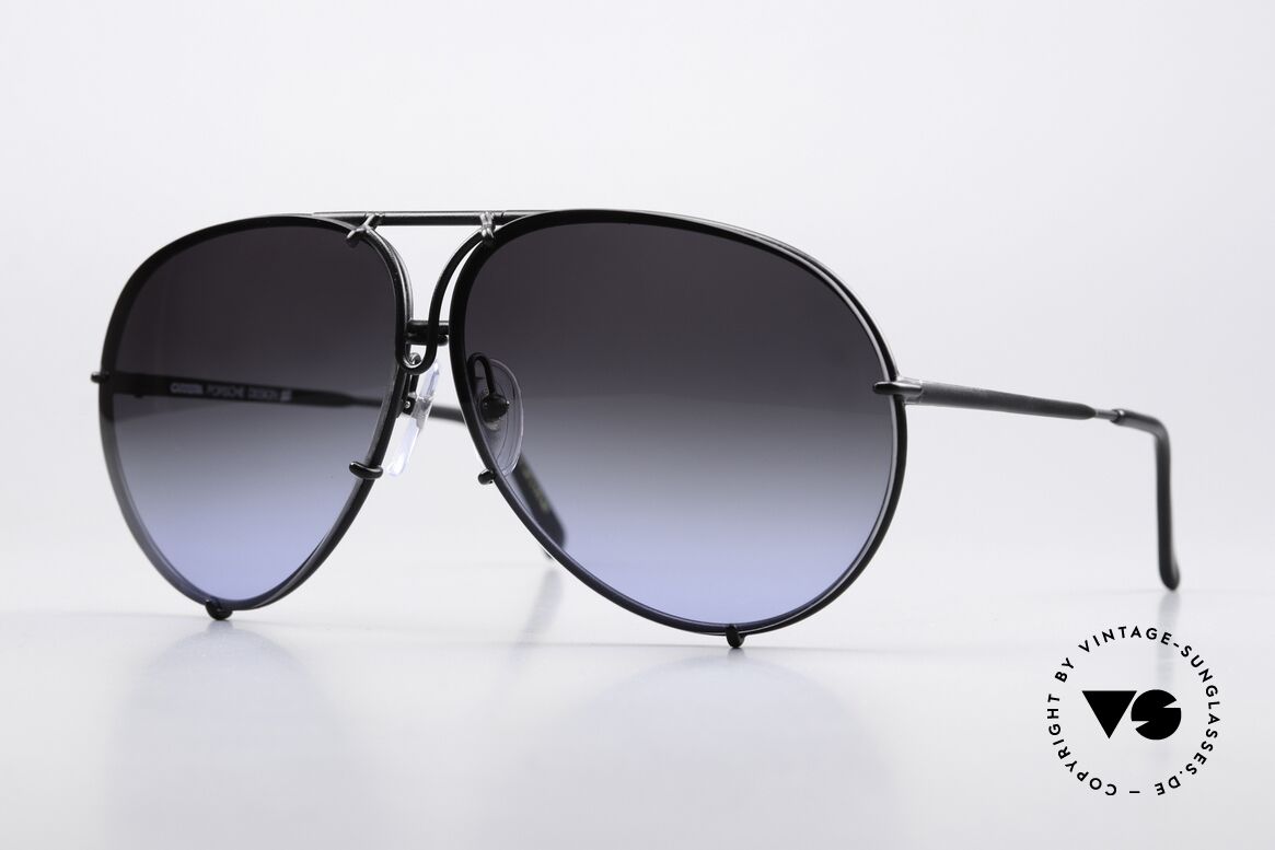 Porsche 5621 Customized Black Blue, Porsche Design by CARRERA sunglasses; the classic!, Made for Men