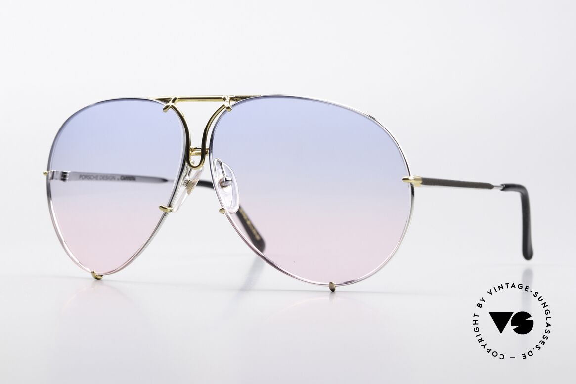 Porsche 5621 Unique Baby-Blue Pink Tint, Porsche Design by CARRERA sunglasses; the classic!, Made for Men