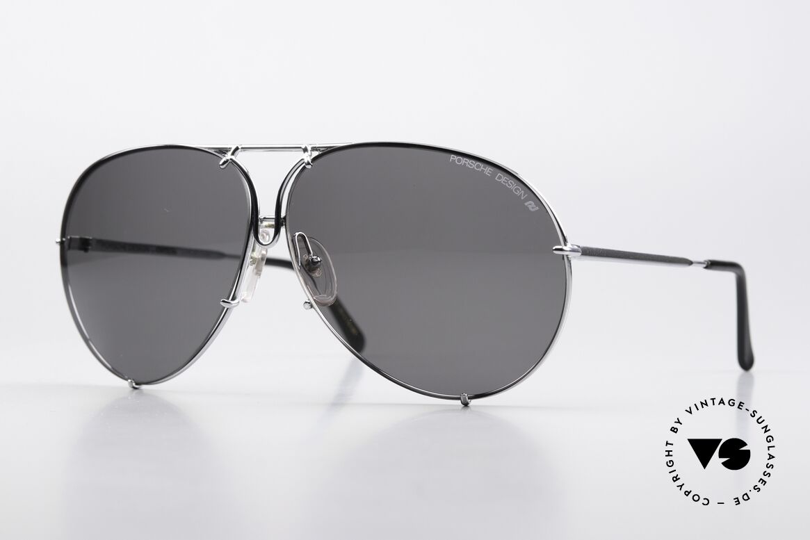 Porsche 5621 Customized Gray Light-Blue, 1 pair of original SOLID GRAY (with the PD lettering), Made for Men