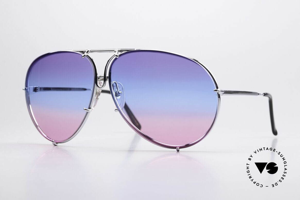 Porsche 5621 Customized Purple Blue Pink, Porsche Design by CARRERA sunglasses; the classic!, Made for Men