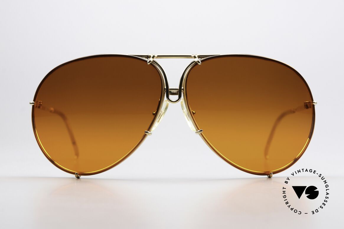 Porsche 5621 Customized Sunset Lenses, the 1980's legend with interchangeable sun lenses, Made for Men and Women