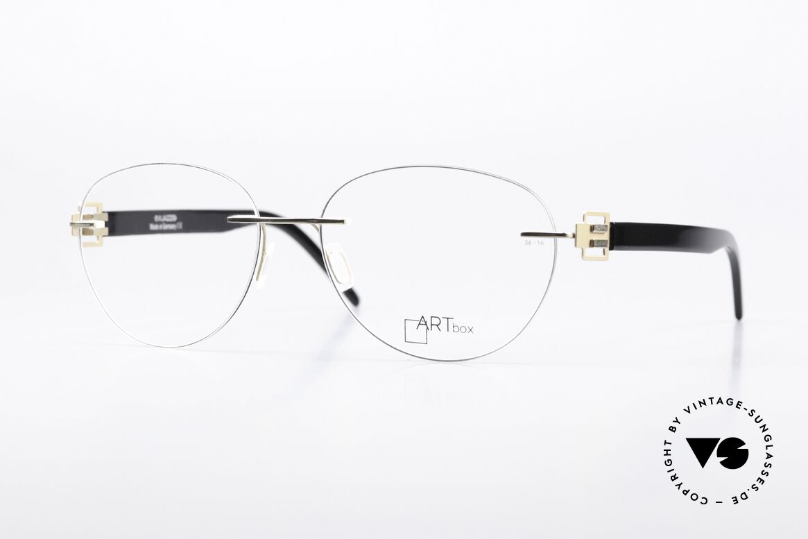 Bajazzo Uli 1 Ladies Gents Rimless Specs, Bajazzo eyeglasses, mod. Uli 1, rimless specs, Made for Men and Women