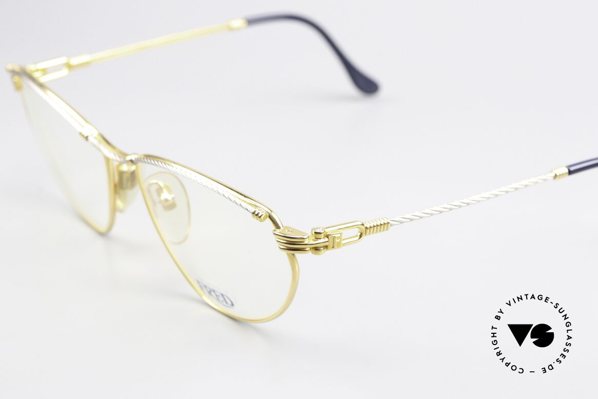 Fred Alize Ladies Luxury Specs Large, temples and bridge are twisted like a hawser; unique, Made for Women