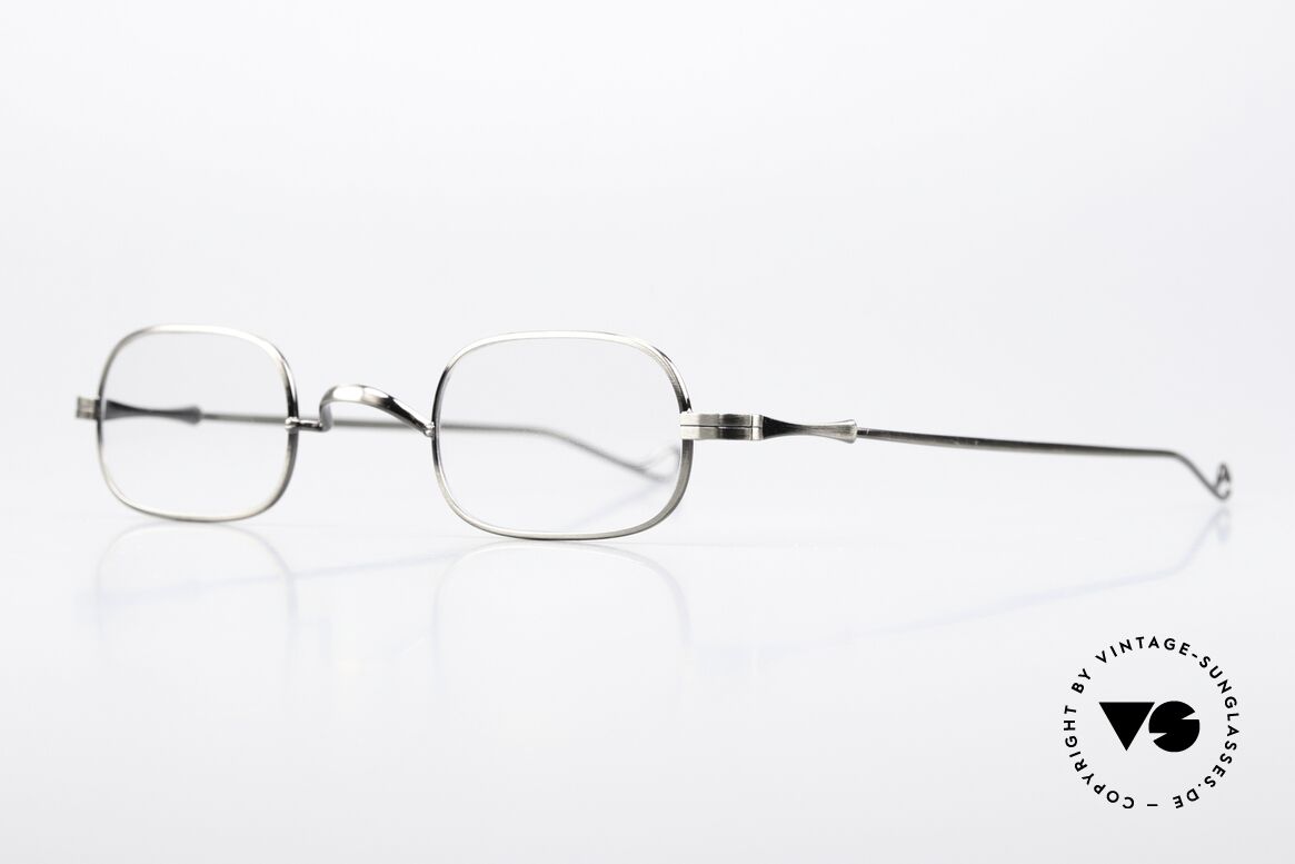 Lunor II 00 Metal Frame Antique Silver, model II 00 = size 40°25 = unisex reading spectacles, Made for Men and Women