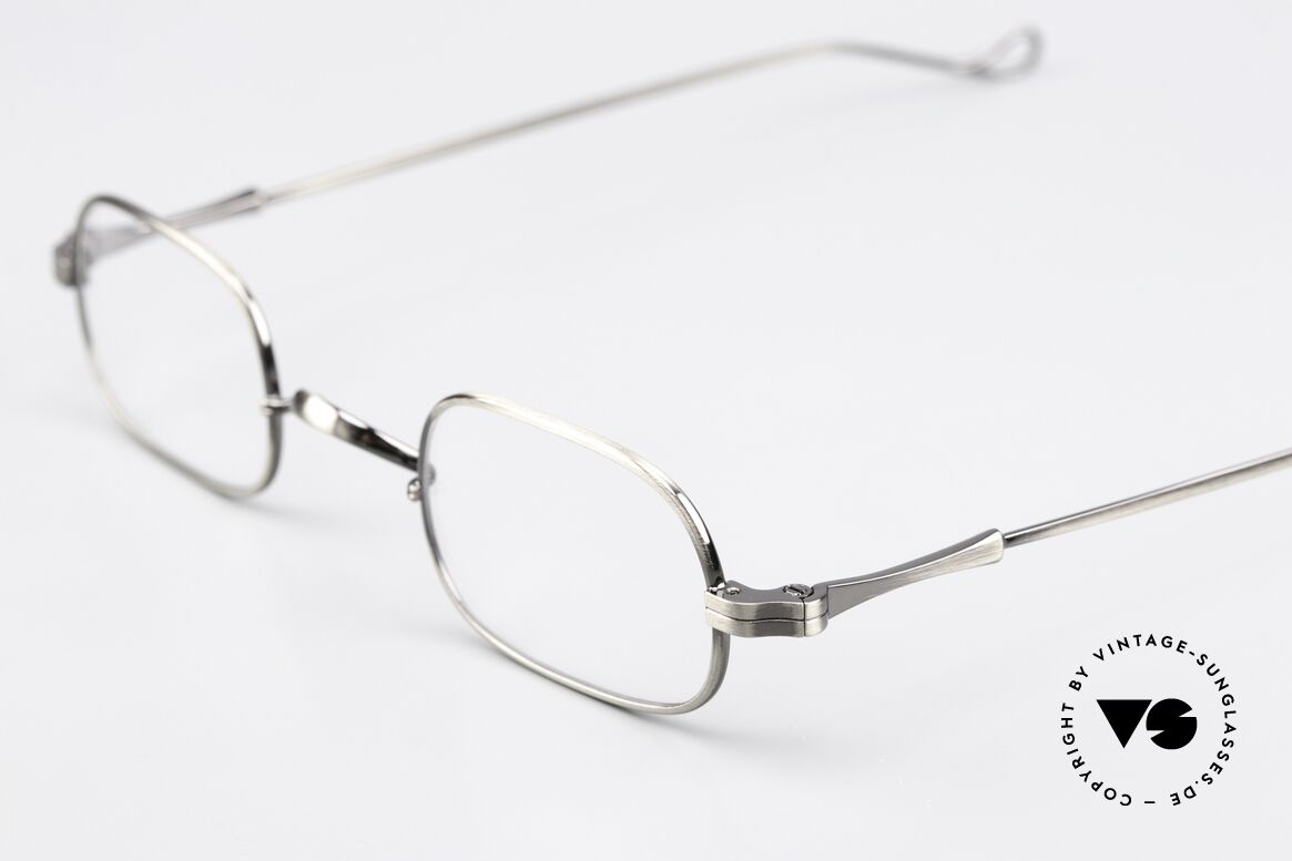 Lunor II 00 Metal Frame Antique Silver, approx. 20 years old UNWORN pair for lovers of quality, Made for Men and Women