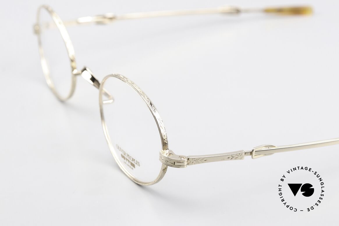 Oliver Peoples OP76G Small Specs Made in Japan, brilliant telescopic / extendable arms; TOP quality!, Made for Men and Women