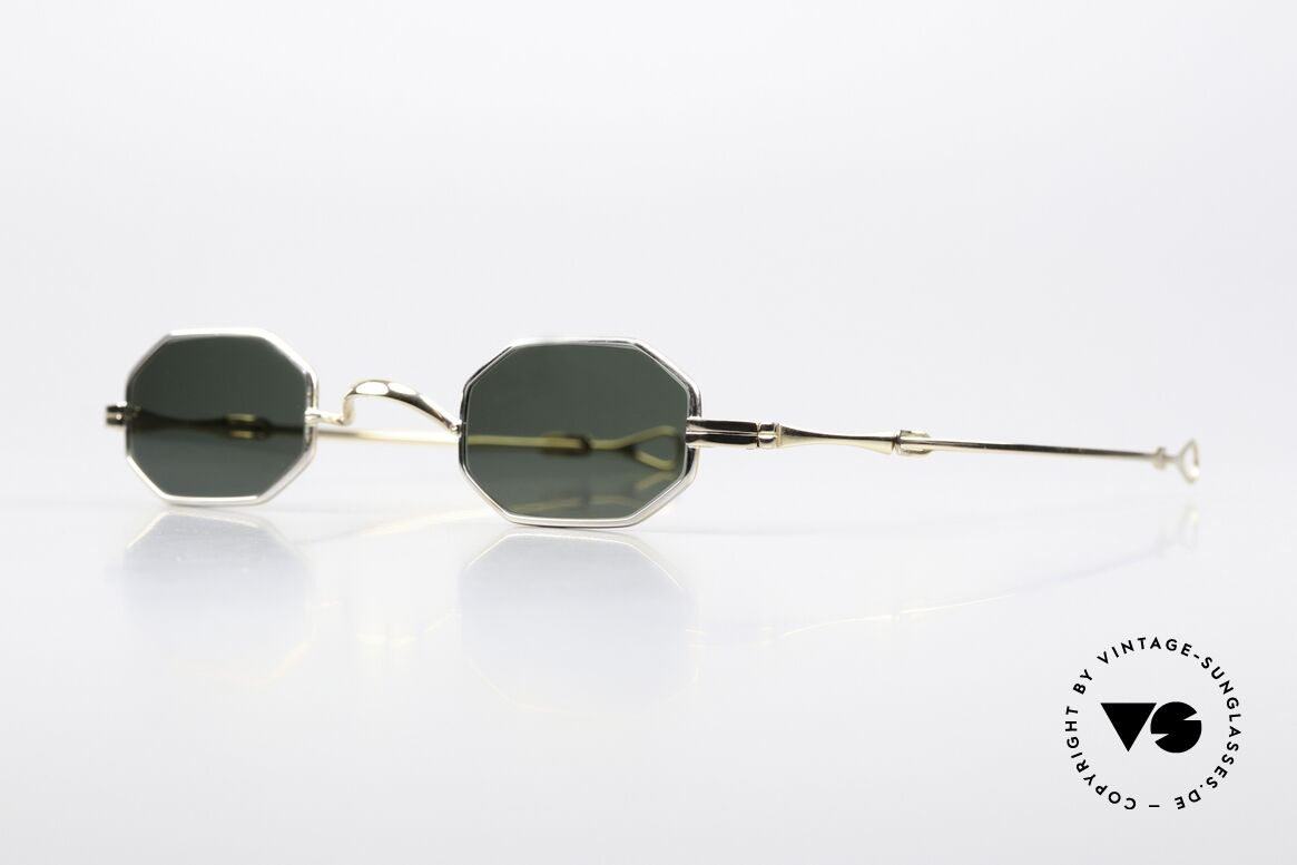 Lunor I 01 Telescopic Extendable Octagonal Frame, with the legendary extendable telescopic temples, Made for Men and Women