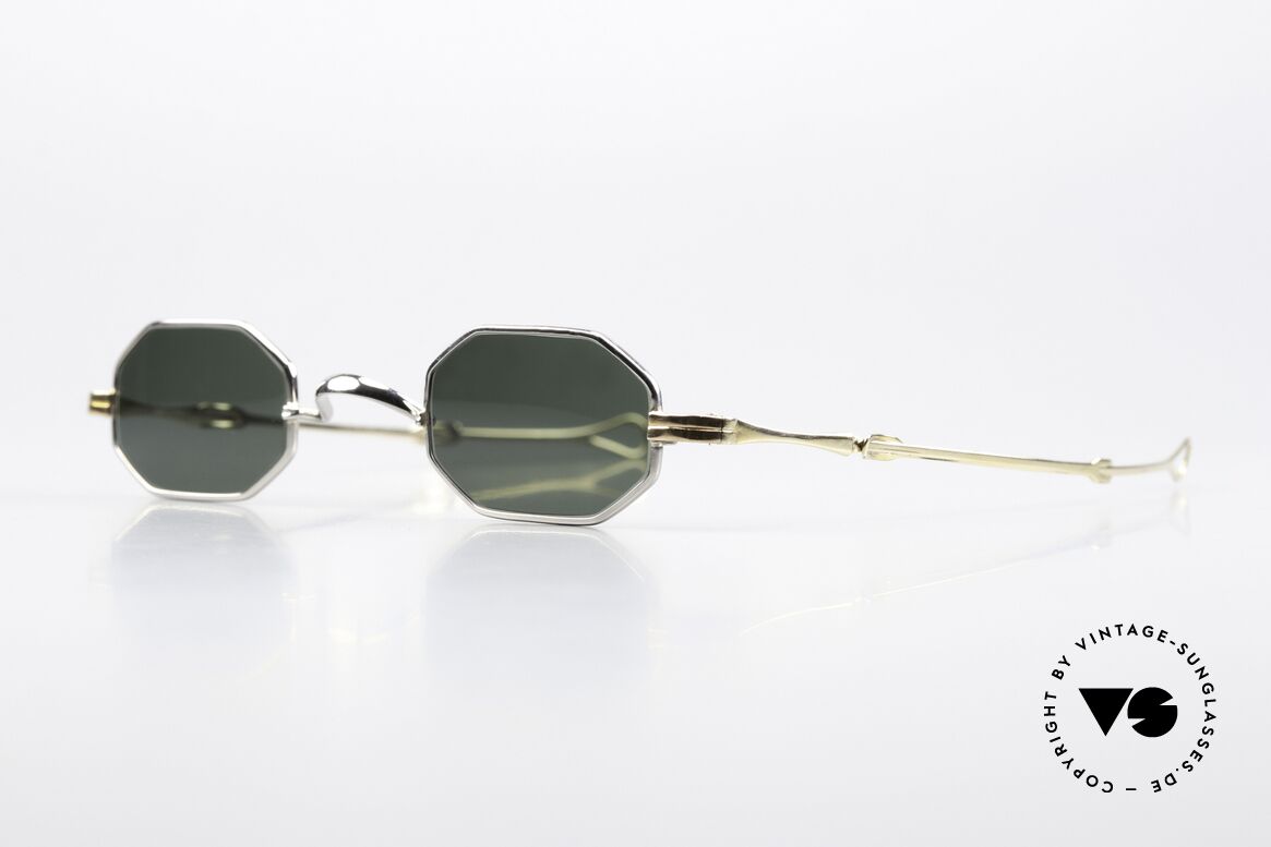 Lunor I 01 Telescopic Platinum And Gold-Plated, with the legendary extendable telescopic temples, Made for Men and Women