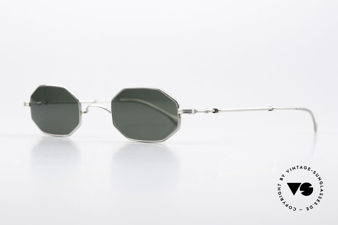 Lunor XX 408 Telescopic 2nd Hand Frame With Patina, PPs = platinum-plated satin (semi-matt shine), Made for Men and Women