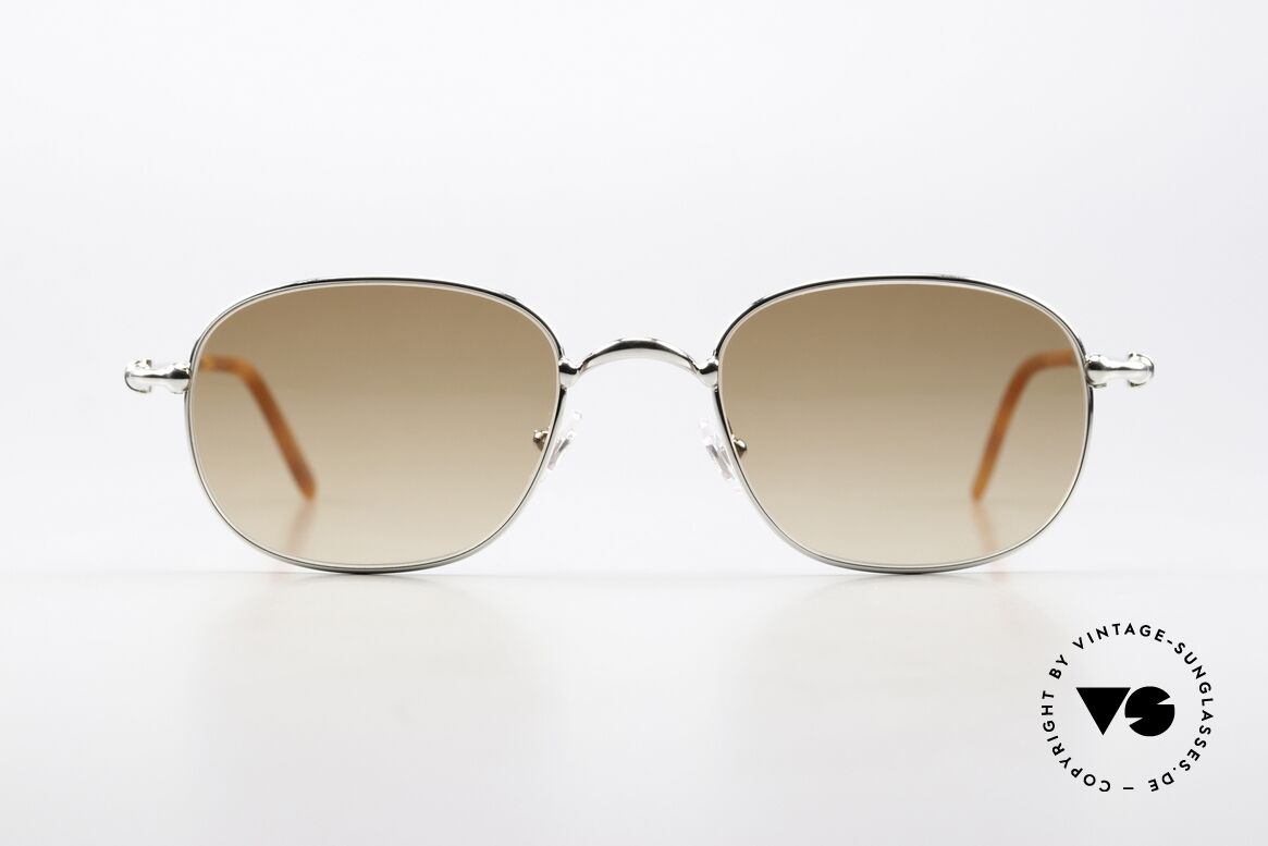 Cartier Vega Square Platinum Frame 90s, men's model of the 'THIN RIM' Collection by Cartier, Made for Men