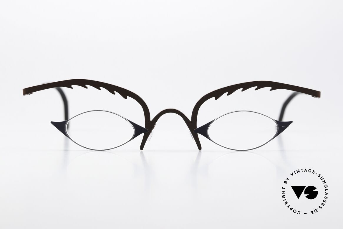 Theo Belgium Tibetan Crazy Reading Eyeglasses, some art for the nose; a real eye-catcher!, Made for Women