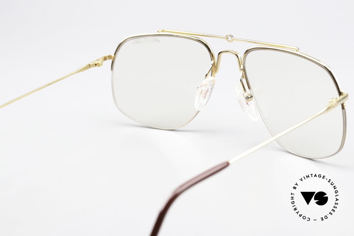 Alpina PCF 98 Nylor 90's Aviator Glasses, the frame can be glazed with lenses of any kind, Made for Men