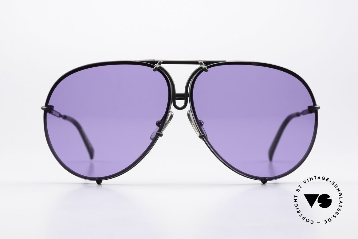 Porsche 5623 Ladies Version Purple Lens, the 1980's legend with interchangeable sun lenses, Made for Men and Women