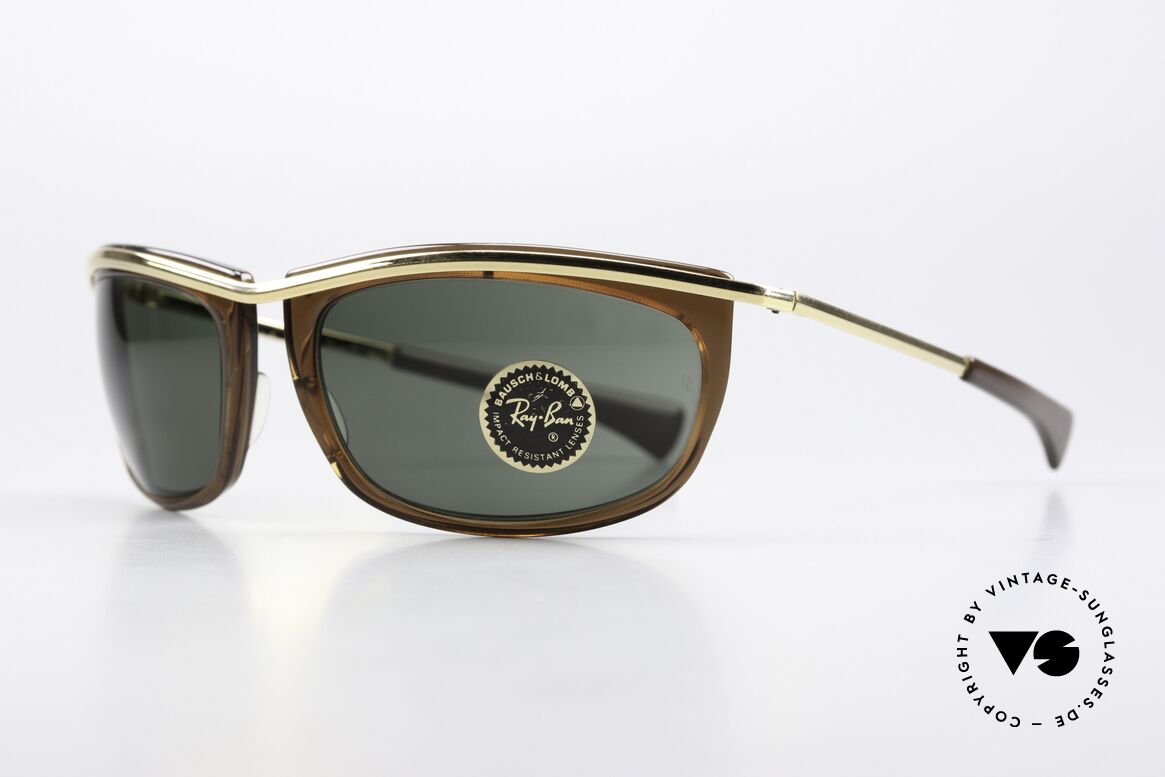 Ray Ban Olympian I Old Made in USA Original, G15 mineral lenses (scratch resistant & 100% UV), Made for Men