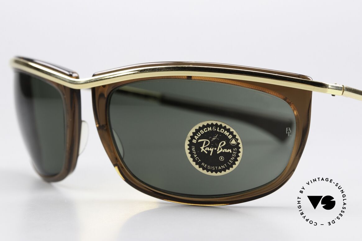 Ray Ban Olympian I Old Made in USA Original, unworn (like all our vintage 90's RAY-BAN shades), Made for Men