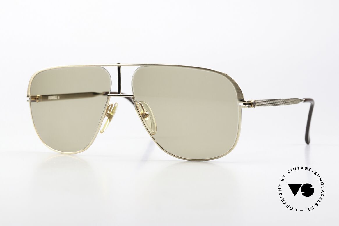 Dunhill 6019 80's Gentlemen Luxury Shades, LUXURY vintage sunglasses by A. DUNHILL from 1984, Made for Men