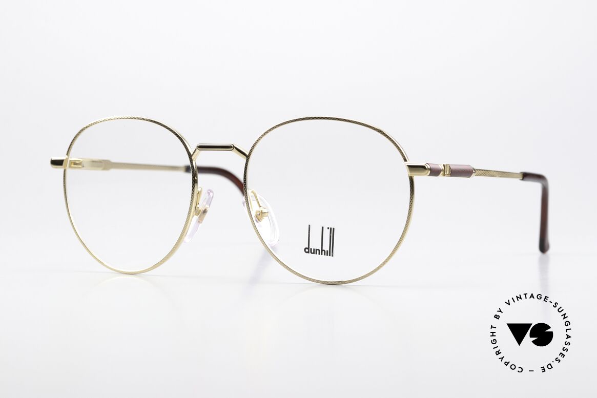 Dunhill 6194 Classy Gentlemen's Glasses, Alfred Dunhill men's panto eyeglasses from 1990, Made for Men