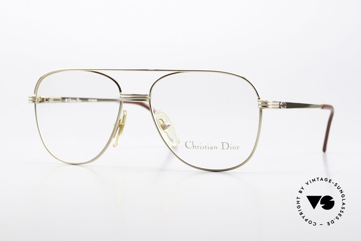 Christian Dior 2749 Classy Aviator Eyeglasses, Christian Dior men's aviator eyeglasses from 1990, Made for Men