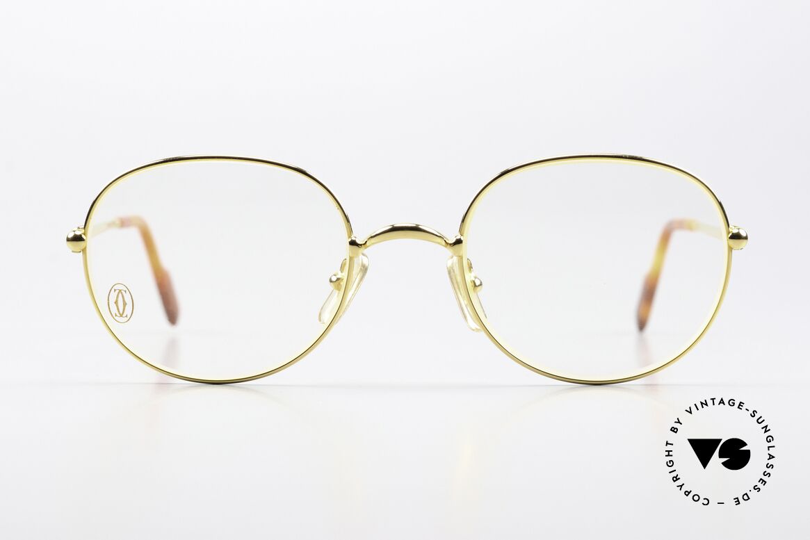 Cartier Antares - M 22ct Gold-Plated Frame, model from the 'Thin Rim' series by Cartier (lightweight), Made for Men and Women