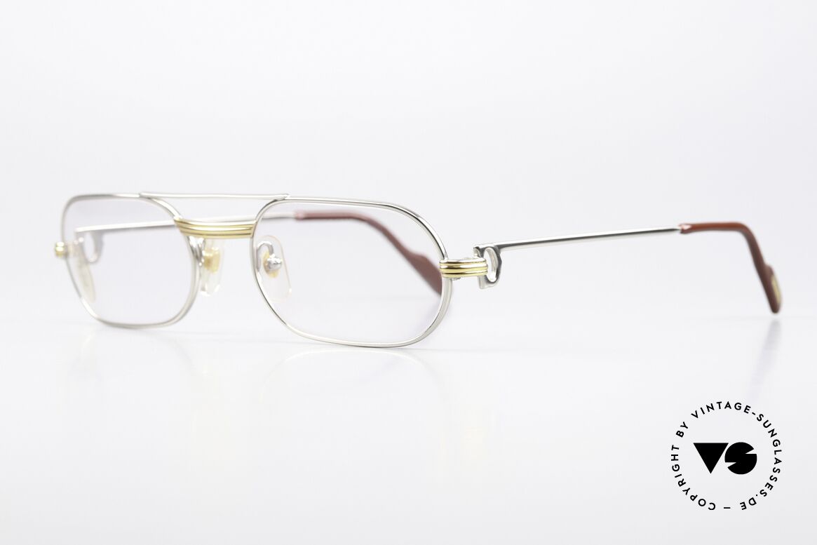 Cartier MUST LC - M 90's Luxury Frame Platinum, worn by Elton John (video "I'm still standing", 1983), Made for Men