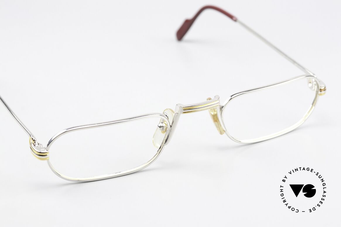 Cartier Demi Lune LC - M Platinum Reading Specs 1987, unworn with orig. packing (hard to find in this condition), Made for Men