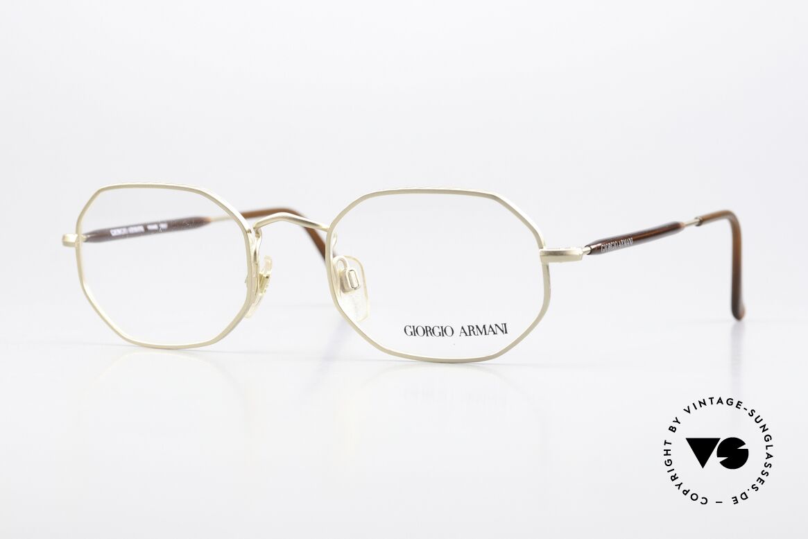 Giorgio Armani 182 Rare 80's Designer Frame, rare vintage eyeglasses by famous Giorgio Armani, Made for Men and Women