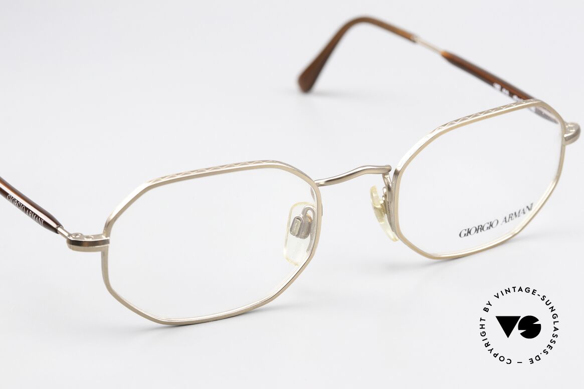 Giorgio Armani 182 Octagonal Vintage Eyewear, NO RETRO EYEGLASSES, but true 80's commodity, Made for Men and Women