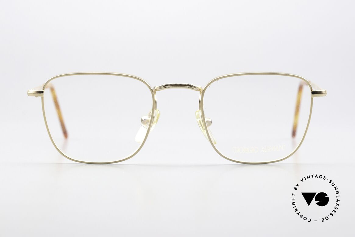 Giorgio Armani 137 Eyewear Classics 1990's, square 'panto' frame design .. a real eyewear classic, Made for Men and Women