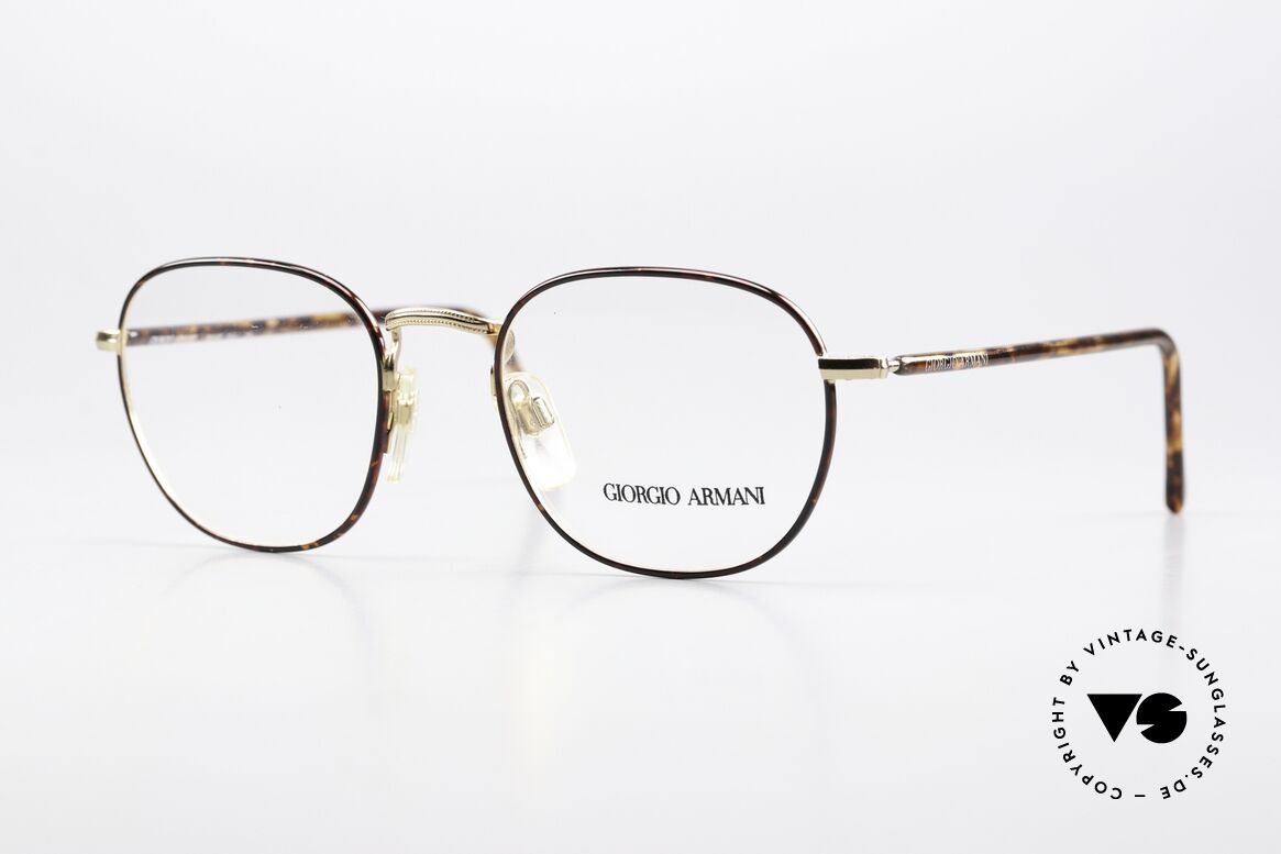 Giorgio Armani 162 Square Panto Design 90's, timeless GIORGIO ARMANI vintage designer glasses, Made for Men and Women