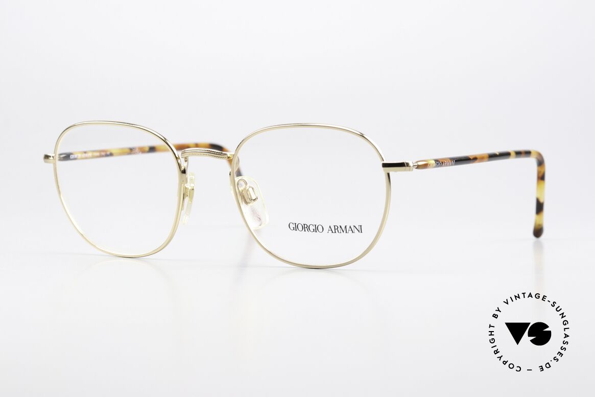 Giorgio Armani 162 Classic 90's Panto Frame, timeless GIORGIO ARMANI vintage designer glasses, Made for Men and Women