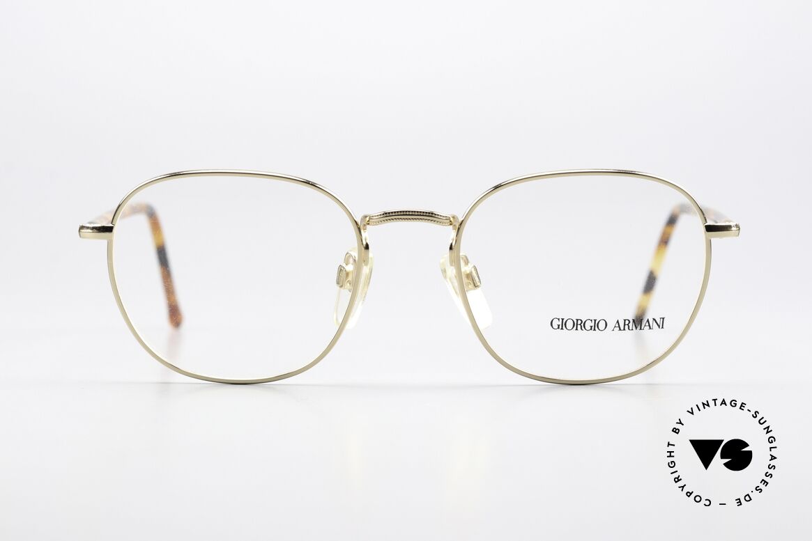 Giorgio Armani 162 Classic 90's Panto Frame, square 'panto design' with discreet elegant coloring, Made for Men and Women