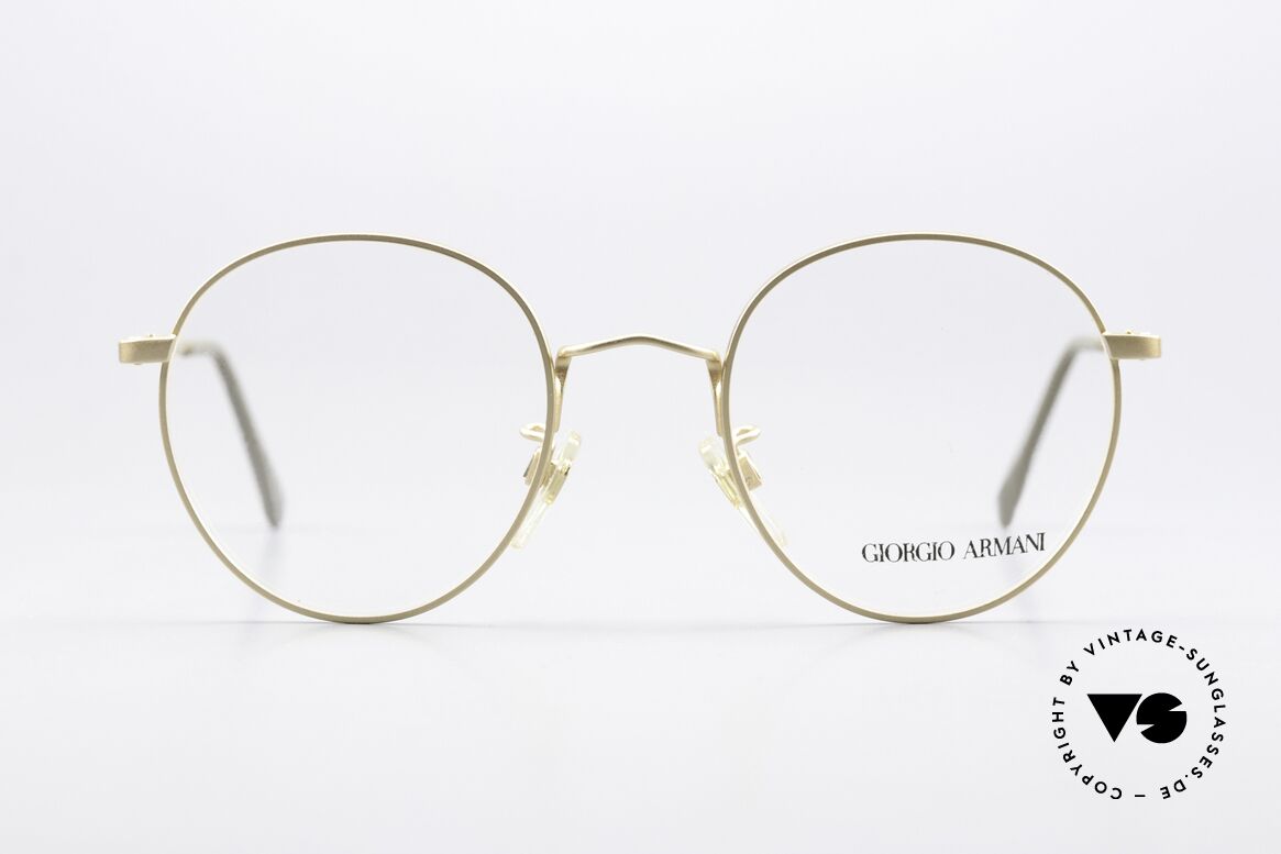 Giorgio Armani 201 Vintage Specs 90's Unisex, model 201, color 703 (matt gold), in size 49-21, 140, Made for Men and Women