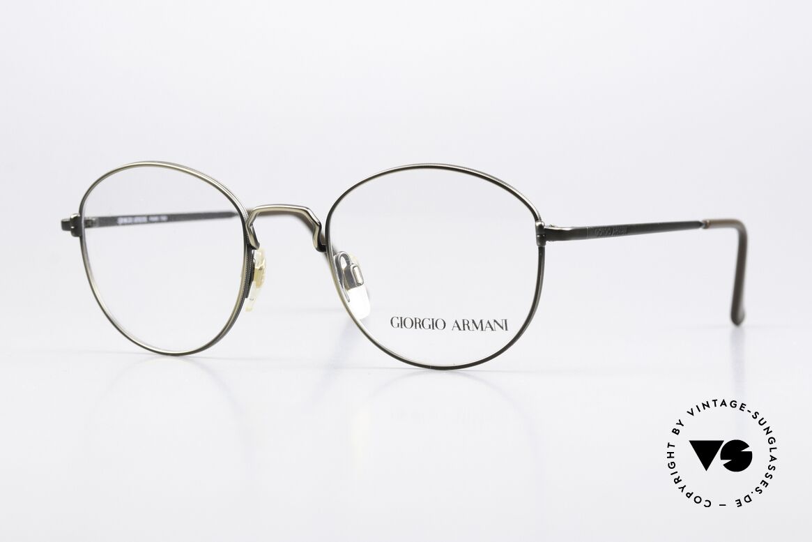 Giorgio Armani 174 Round 80's Specs Panto Style, timeless vintage Giorgio Armani 80's designer specs, Made for Men and Women