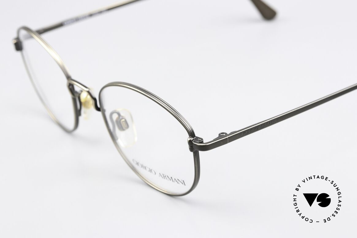 Giorgio Armani 174 Round 80's Specs Panto Style, elegant metal frame in tangible top notch quality!, Made for Men and Women