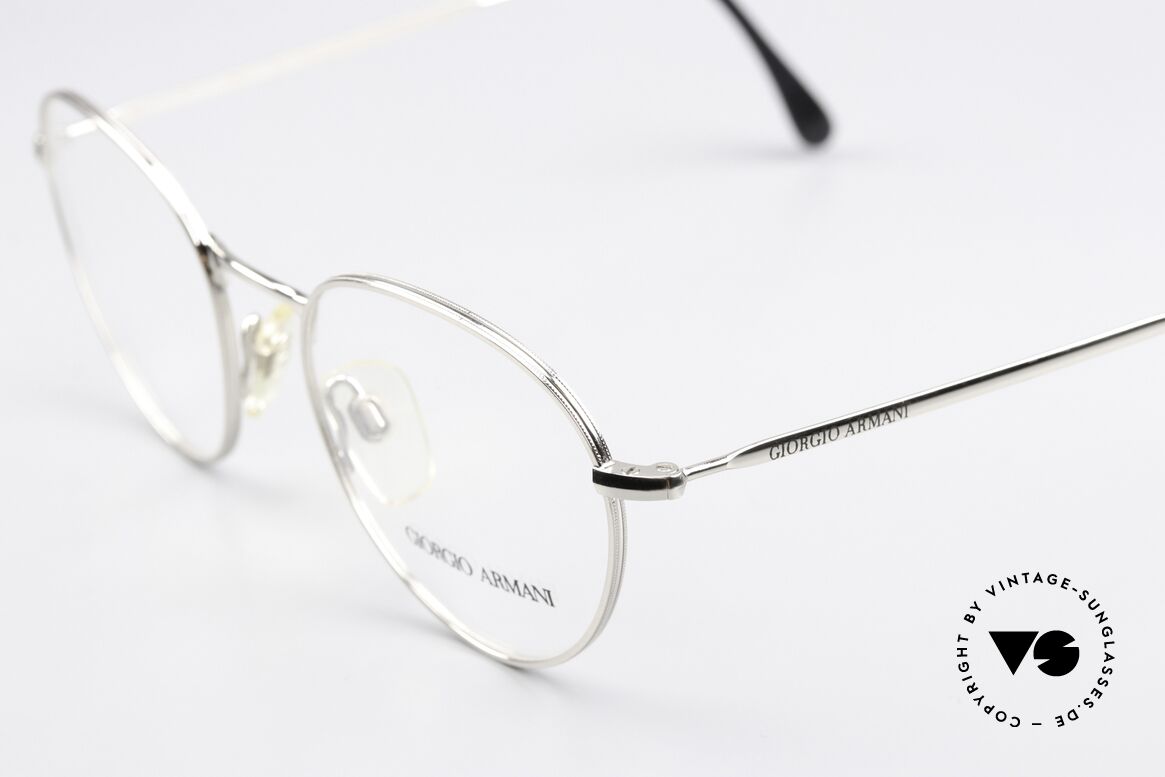 Giorgio Armani 165 Panto Eyeglasses 80s 90s, almost a "spiritual or intellectual" eyeglass' design, Made for Men and Women