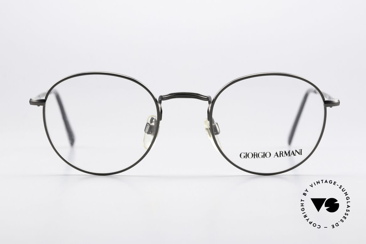 Giorgio Armani 190 Classic 80's Panto Frame, timeless vintage Giorgio Armani designer eyeglasses, Made for Men