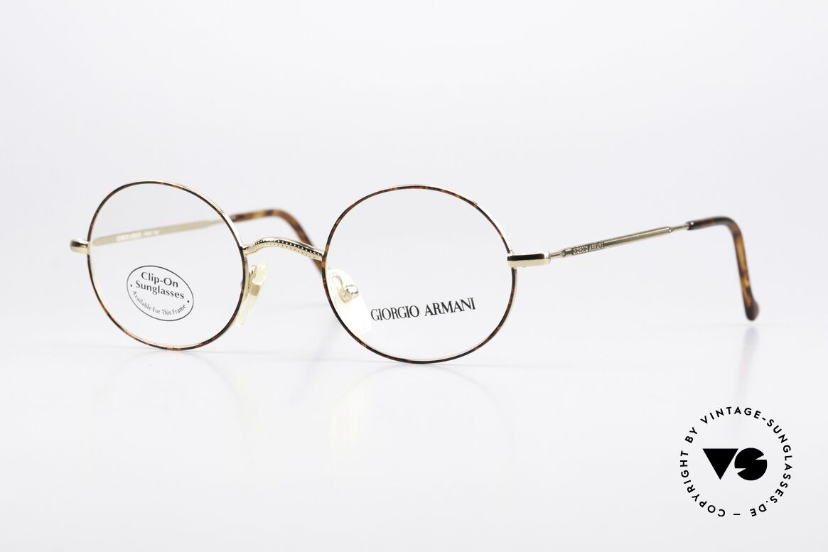 Giorgio Armani 134 Oval Eyewear 80's 90's, timeless Giorgio Armani vintage designer glasses, Made for Men and Women