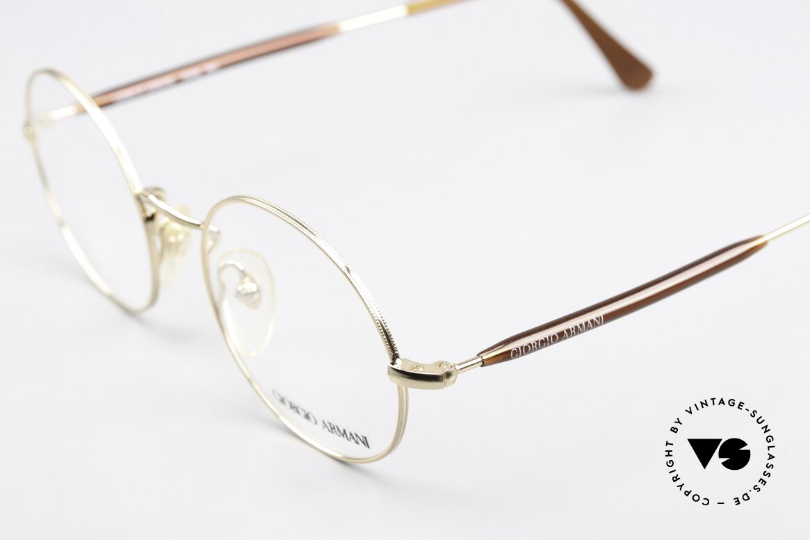 Giorgio Armani 172 No Retro 90s Oval Glasses, unworn rarity (like all our rare vintage eyeglasses), Made for Men and Women