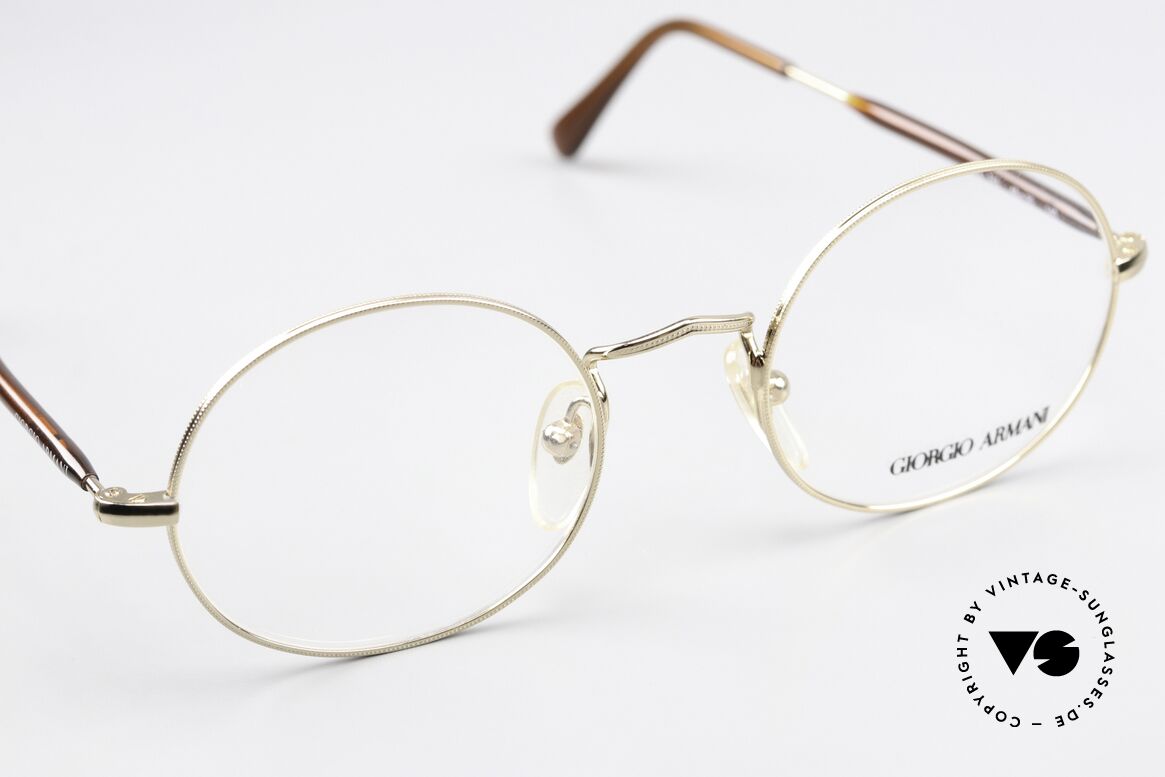 Giorgio Armani 172 No Retro 90s Oval Glasses, NO RETRO SPECS, but an app. 30 years old rarity!, Made for Men and Women