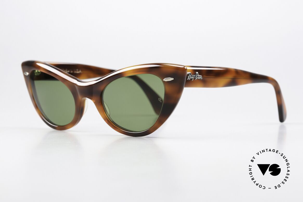 Ray Ban Lisbon Frame Marilyn Monroe Look, Bausch&Lomb model from the 80's; No. W0961, Made for Women