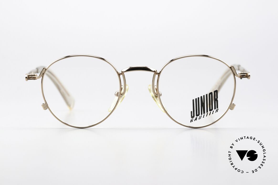 Jean Paul Gaultier 57-1171 True Vintage Frame 1995, unique glossy frame finish (in bronze metallic), Made for Men and Women