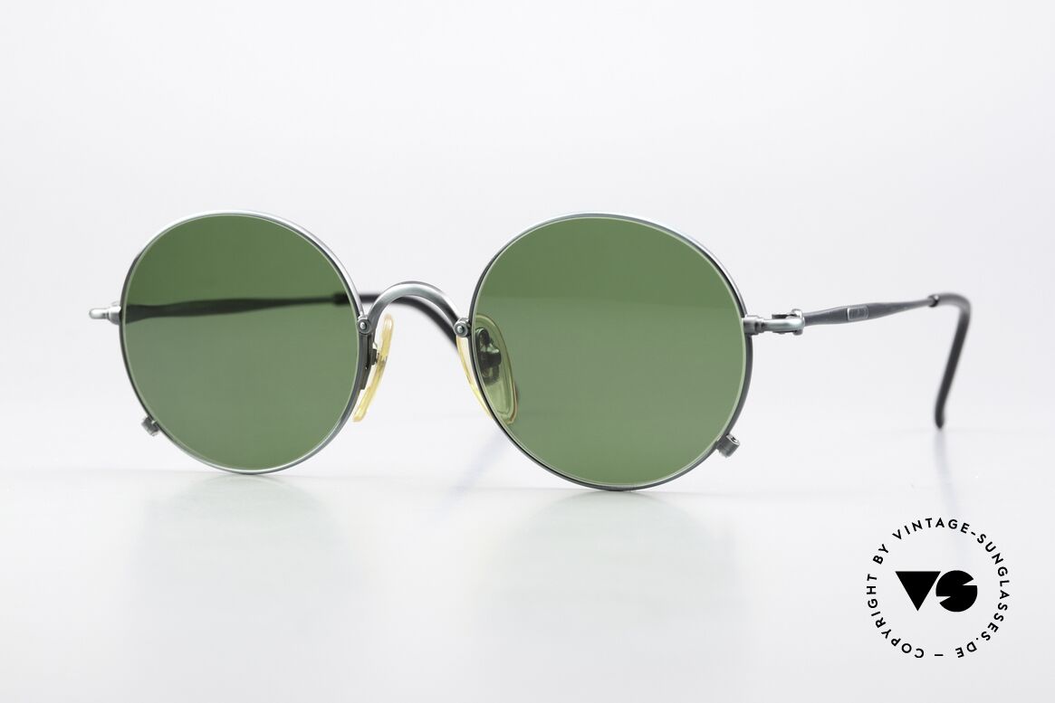 Jean Paul Gaultier 55-1176 90s Round Designer Shades, timeless designer sunglasses by Jean P. Gaultier, Made for Men and Women