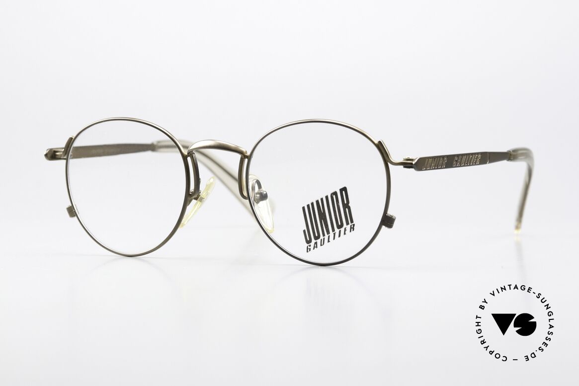 Jean Paul Gaultier 57-1171 90's Panto Designer Frame, high-end Panto designer frame by J.P. Gaultier, Made for Men and Women