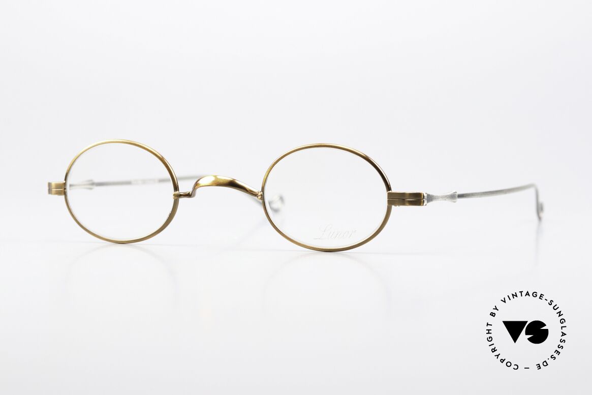 Lunor II 04 Customized Bicolor Frame, extra small oval vintage glasses of the Lunor II Series, Made for Men and Women