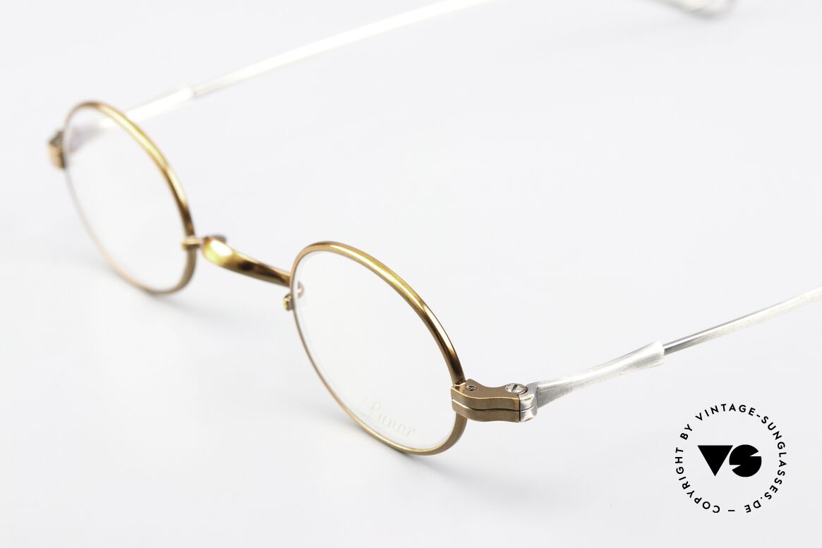 Lunor II 04 Customized Bicolor Frame, XS size 37/25, can be glazed with strong prescriptions, Made for Men and Women