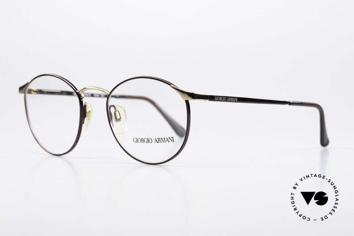 Giorgio Armani 132 Old Panto Specs Small Size, true 'gentlemen glasses' in tangible premium-quality, Made for Men