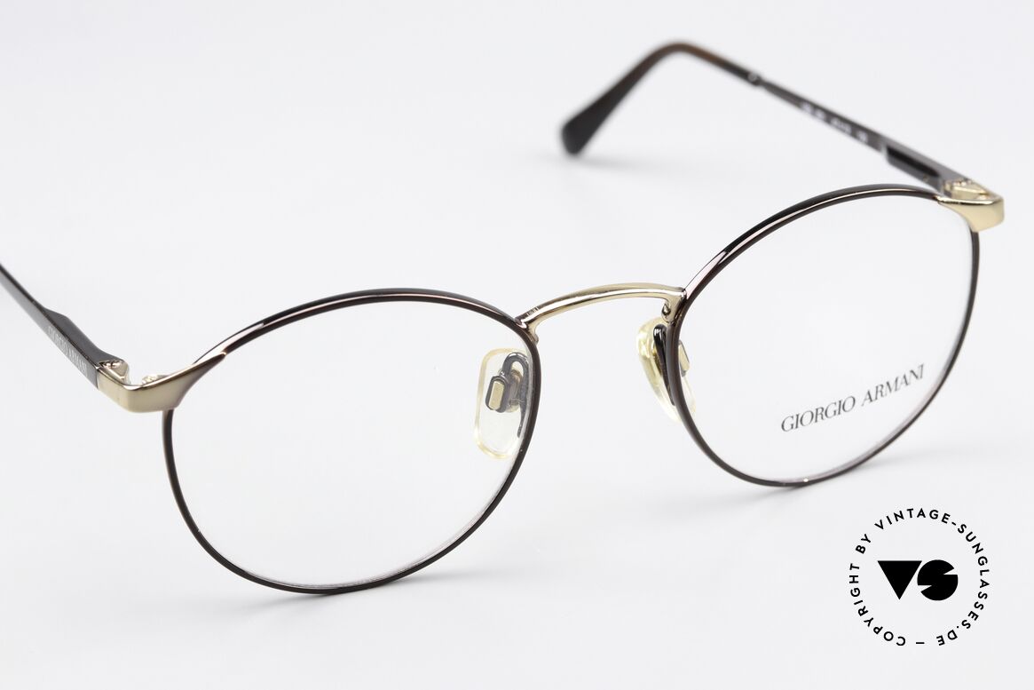 Giorgio Armani 132 Old Panto Specs Small Size, unworn (like all our rare vintage 90's Armani glasses), Made for Men