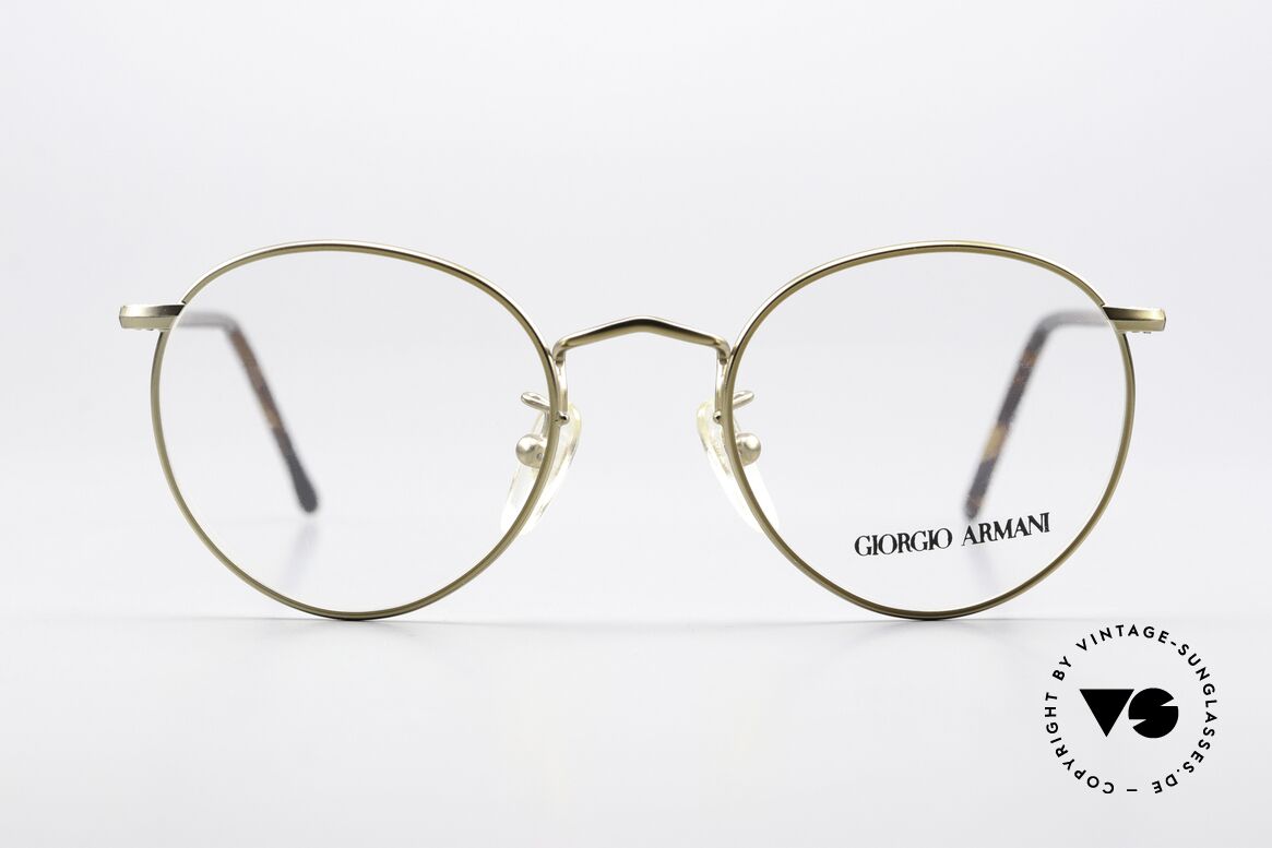 Giorgio Armani 138 Panto Frame Gold Tortoise, world famous 'panto'-design .. a real eyewear classic, Made for Men and Women