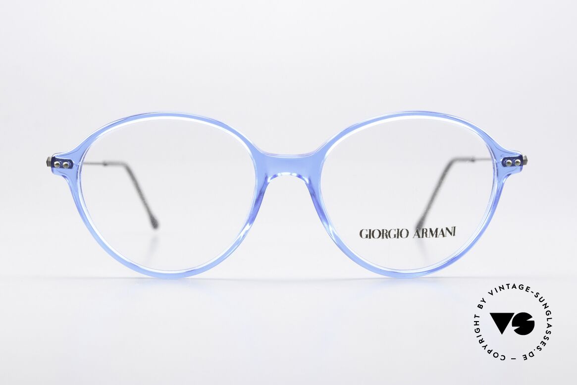 Giorgio Armani 374 90's Unisex Vintage Glasses, plain & puristic Armani eyeglasses (unisex design), Made for Men and Women