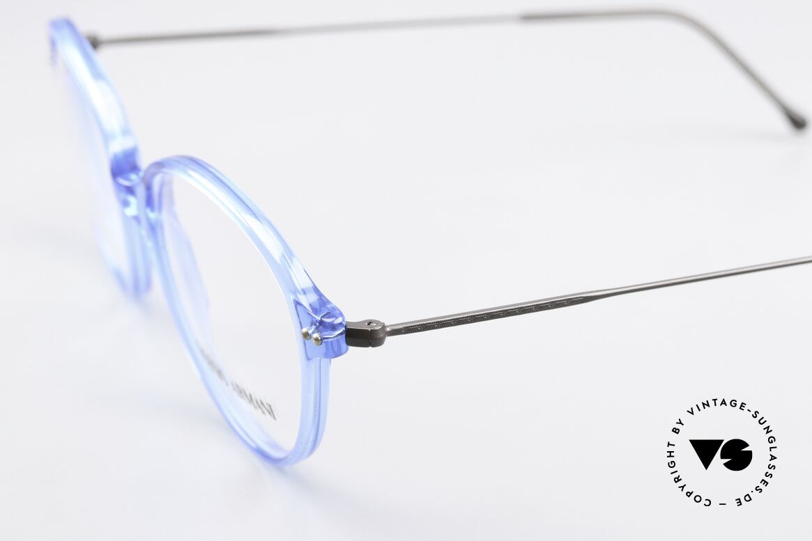 Giorgio Armani 374 90's Unisex Vintage Glasses, interesting color combination: blue and anthracite, Made for Men and Women